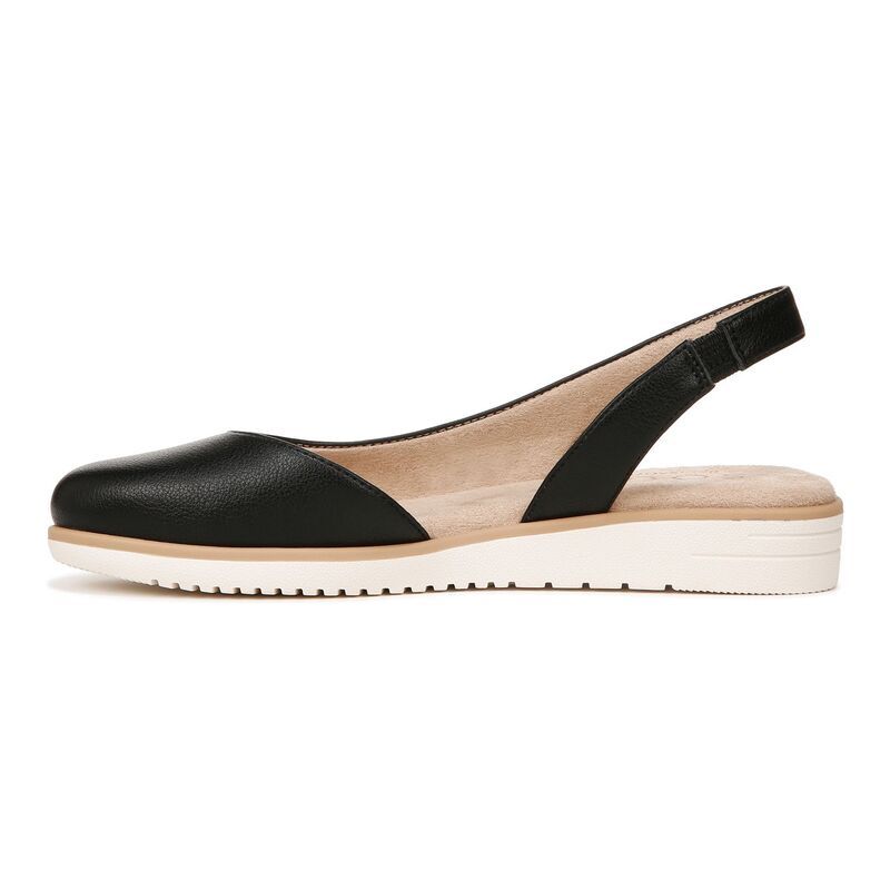 ソウルニュトライザー レディース シューズ サンダル SOUL Naturalizer Idea Dorsay Womenslingback Flats Black ブラック