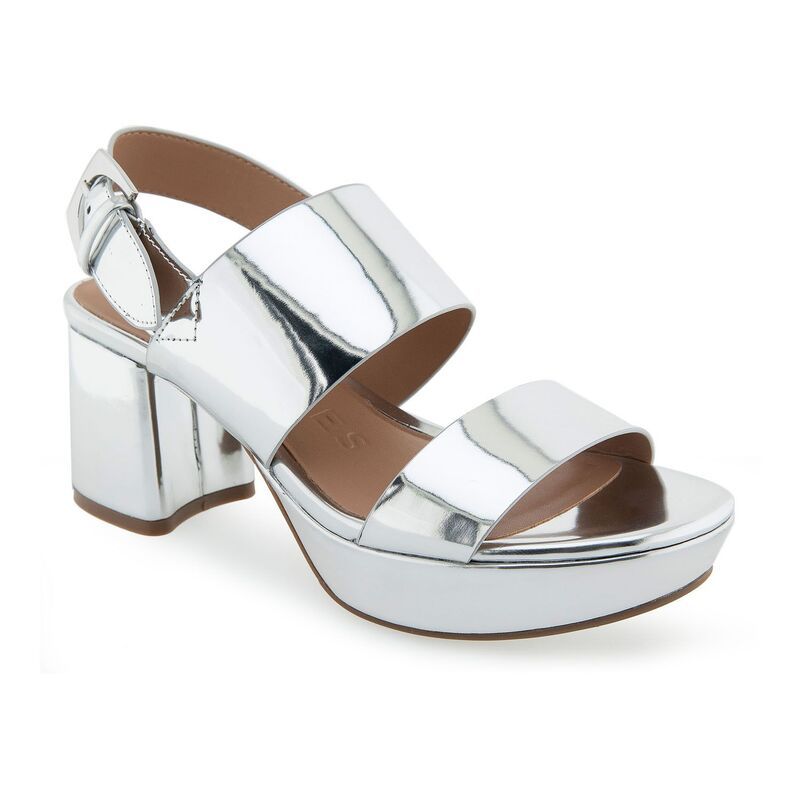 エアロソールズ レディース シューズ サンダル プラットフォーム Aerosoles Camilia Womens Platform Sandalsilver Metallic シルバー