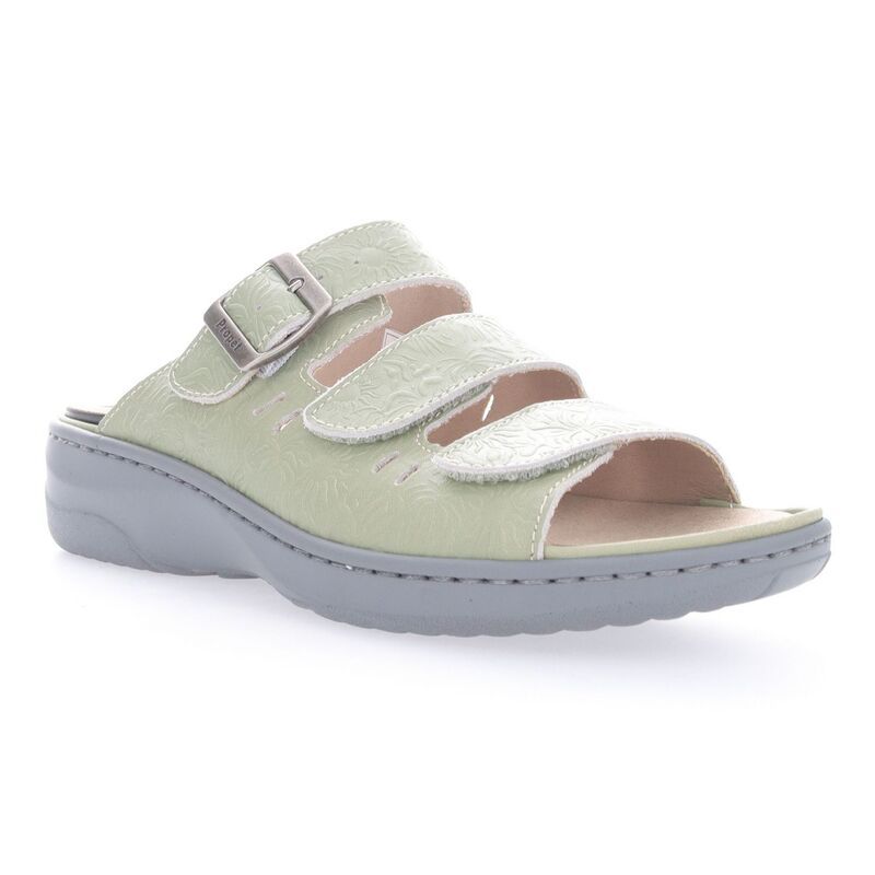 プロペット レディース シューズ サンダル Propet Breezy Walker Womenslide Sandalsummer Green グリーン
