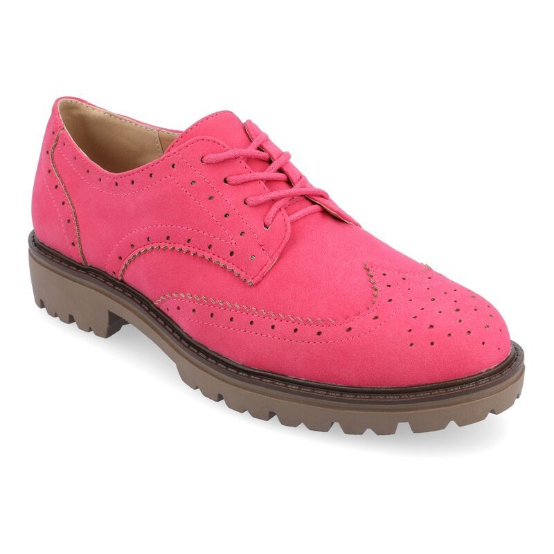 ジュルネ コレクション レディース シューズ サンダル オックスフォード Journee Collection Claudiya Tru Comfort Foam Womens Oxford Shoes Pink ピンク