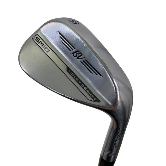 【中古】 タイトリスト VOKEY SPIN MILLED SM10 ツアークロム 48°/10°F ウェッジ WG Dynamic Gold (フレックスS) メンズ 男性用 右利き 右用 Cランク ゴルフクラブ