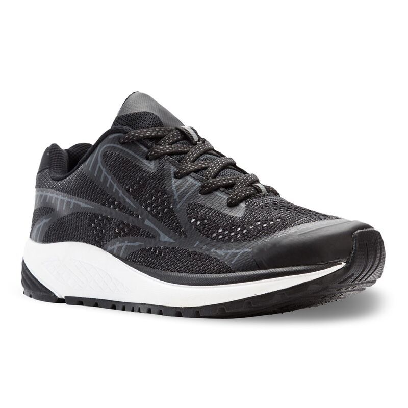 プロペット レディース シューズ スニーカー Propet One LT Womensneakers Black Gray ブラック