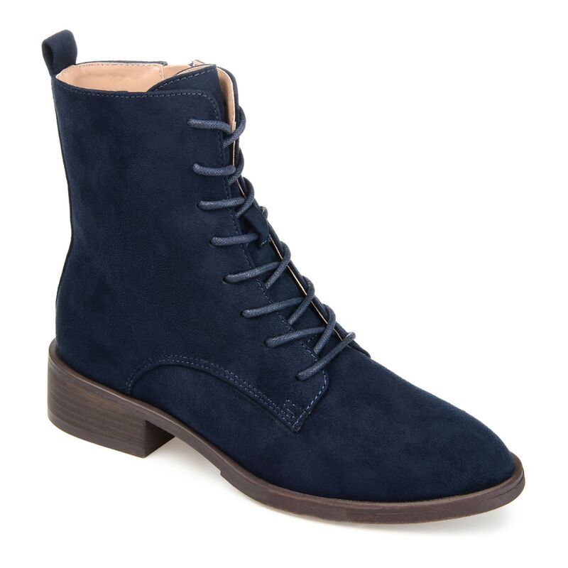 ジュルネ コレクション レディース シューズ ブーツ・レインブーツ Journee Collection Vienna Womens Combat Boots Navy ネイビー 19,586円