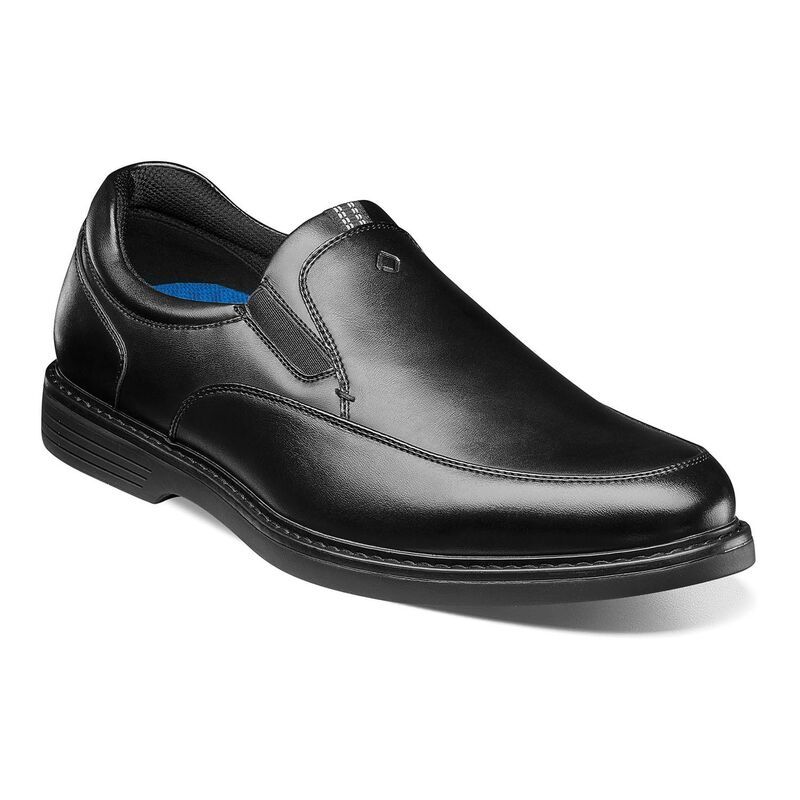 ノンブッシュ メンズ シューズ スリッポン・ローファー Nunn BushR Wade Mens Work Loafers Black ブラック