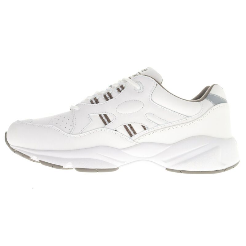 プロペット メンズ シューズ スニーカー Propet Stability Walker Mensneakers White Taupe ホワイト プロペット メンズ シューズ スニーカー Propet Stability Walker Mensneakers White Taupe ホワイト