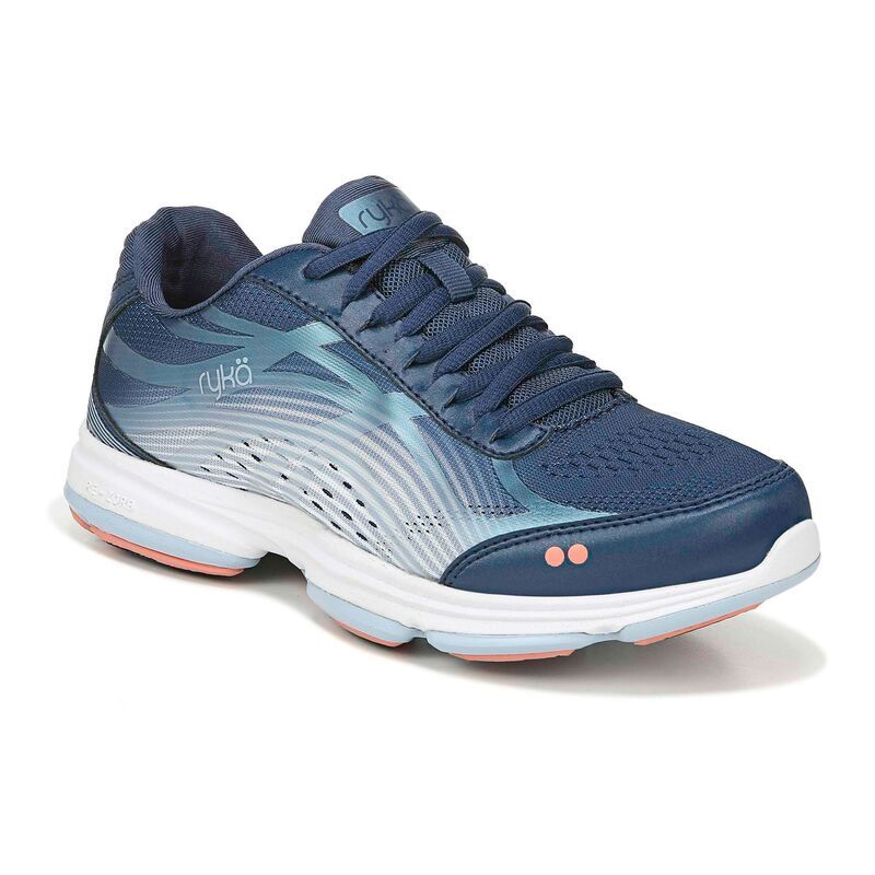 ライカ レディース シューズ スニーカー プラスサイズ Ryka Devotion Plus 3 Womens Walking Shoes Navy ネイビー