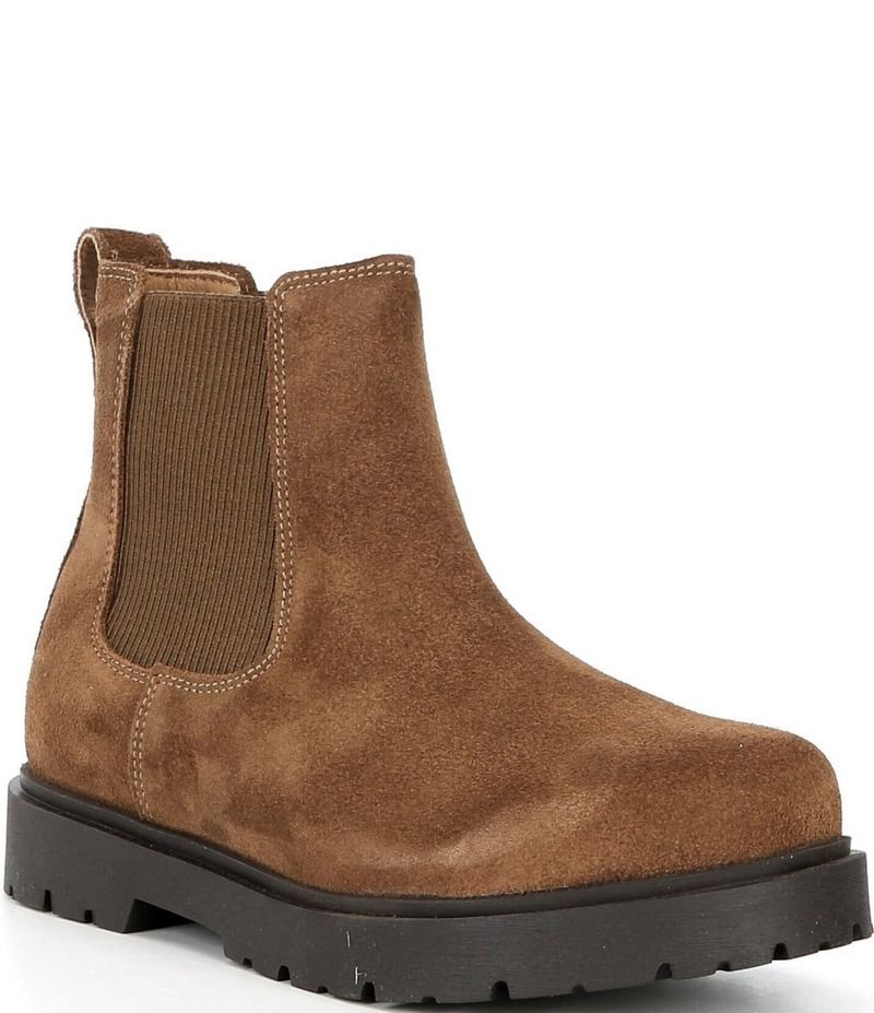 ビルケンシュトック レディース シューズ ブーツ・レインブーツ スエード チェルシー ブーツ Birkenstock Womens Highwood Slip On Suede Chelsea Booties Dark Tea