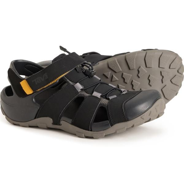 テバ メンズ シューズ サンダル Teva Flintwood Water Sandals For Men Black ブラック