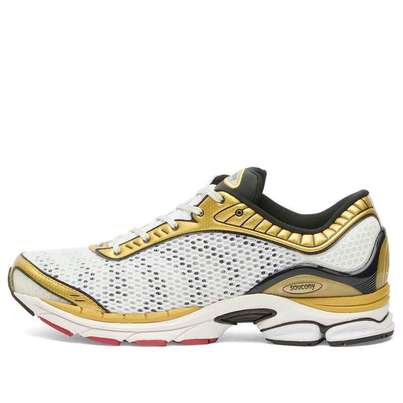 サッカニー メンズ シューズ スニーカー Saucony Progrid Paramount Sneaker White Gold ホワイト