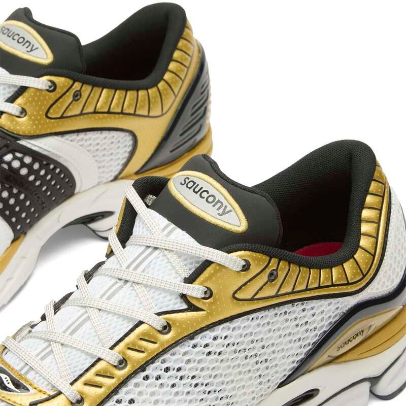 サッカニー メンズ シューズ スニーカー Saucony Progrid Paramount Sneaker White Gold ホワイト サッカニー メンズ シューズ スニーカー Saucony Progrid Paramount Sneaker White Gold ホワイト