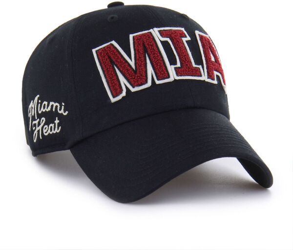 フォーティーセブン レディース アクセサリー 帽子 47 Womens Miami Heat Black Zoey Clean Up Adjustable Hat NoColor ブラック