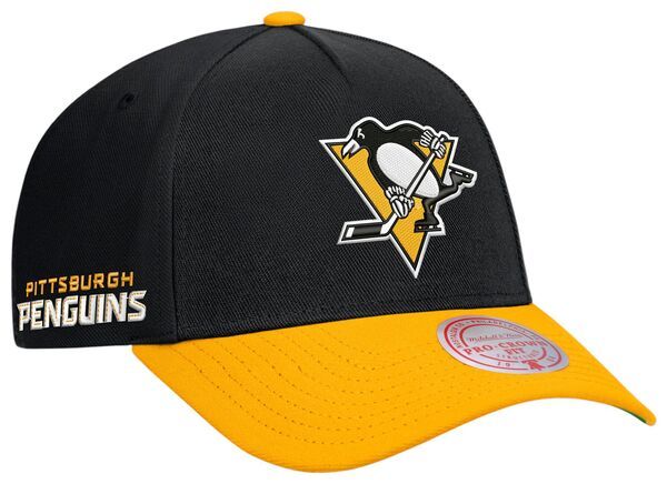 ミッチェルネス メンズ アクセサリー 帽子 Mitchell Ness Mens Pittsburgh Penguins Black Got 5 Pro Snapback Hat NoColor ブラック