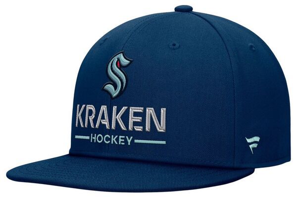 ファナティクス メンズ アクセサリー 帽子 Fanatics NHL Adult Seattle Krakenavy Structured Adjustable Hat NoColor ネイビー