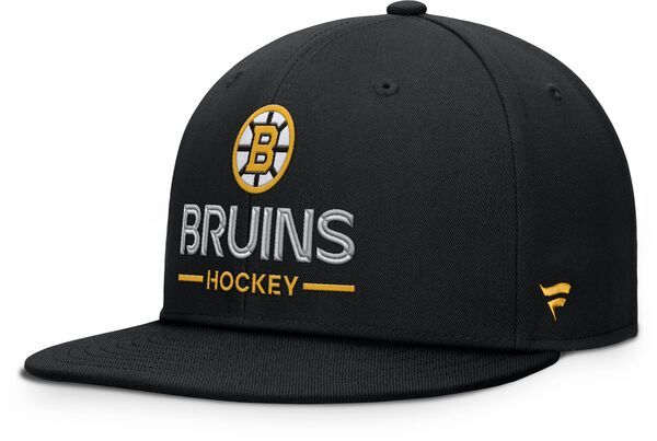 ファナティクス レディース アクセサリー 帽子 Fanatics NHL Adult Boston Bruins Black Rink Structured Adjustable Hat NoColor ブラック