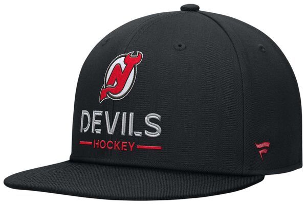 ファナティクス メンズ アクセサリー 帽子 ジャージー Fanatics NHL Adult New Jersey Devils Black Structured Adjustable Hat NoColor ブラック 8,125円