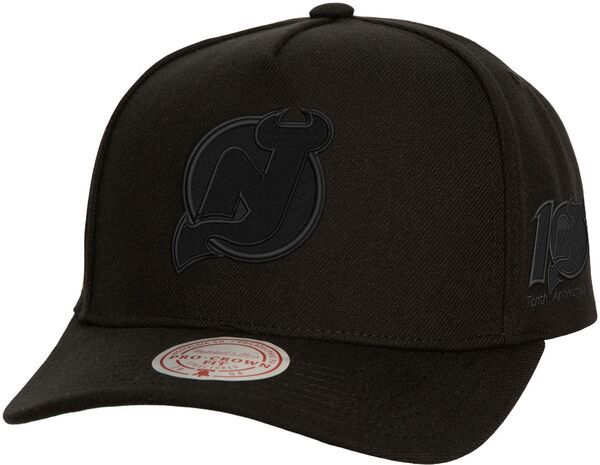 ミッチェルネス メンズ アクセサリー 帽子 ジャージー Mitchell Ness Adult New Jersey Devils Black Phantom Snapback Hat NoColor ブラック