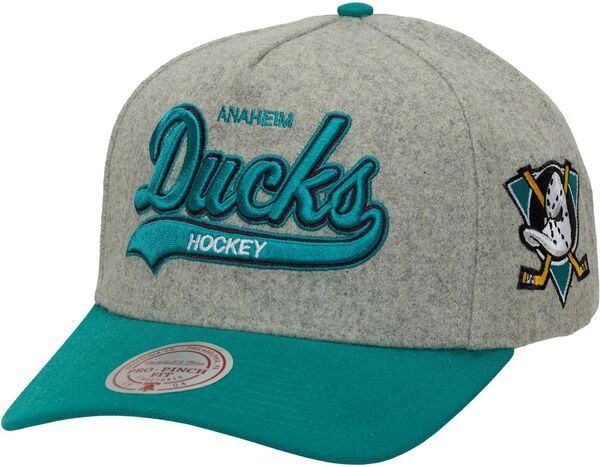 ミッチェルネス メンズ アクセサリー 帽子 Mitchell Ness Mens Anaheim Ducks Grey Tailsweep Snapback Hat NoColor グレー