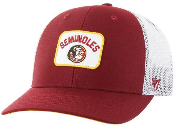 フォーティーセブン メンズ アクセサリー 帽子 ヴィンテージ 47 Mens Florida State Seminoles Red Vintage Novak Trucker Adjustable Hat NoColor レッド