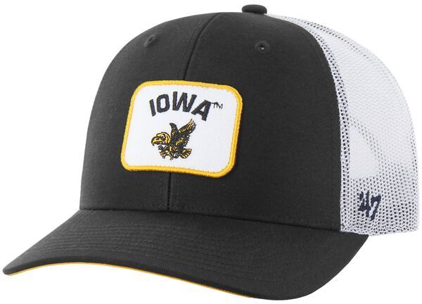 フォーティーセブン メンズ アクセサリー 帽子 ヴィンテージ 47 Mens Iowa Hawkeyes Black Vintage Novak Trucker Adjustable Hat NoColor ブラック