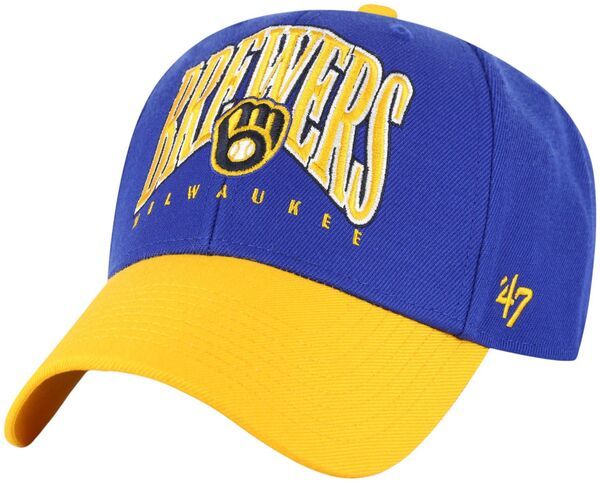 フォーティーセブン メンズ アクセサリー 帽子 47 Adult Milwaukee Brewers Royal Drawbridge MVP Adjustable Hat NoColor