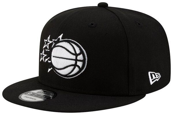 ニューエラ メンズ アクセサリー 帽子 ロゴ New Eradult Orlando Magic Black BW Logo 9Fifty Adjustable Snapback Hat NoColor ブラック