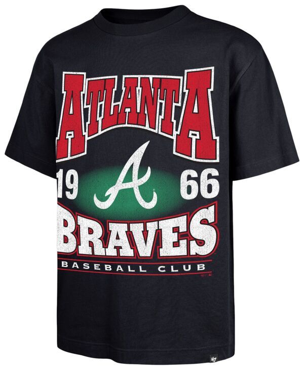 フォーティーセブン メンズ トップス Tシャツ 47 Adult Atlanta Braves Navy Rockem Foundation TShirt NoColor ネイビー 9,610円