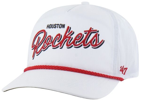 フォーティーセブン レディース アクセサリー 帽子 リラックスフィット 47 Adult Houston Rockets White Wordmark Brrr Fairway Relaxed Fit Hitch Adjustable Hat NoColor