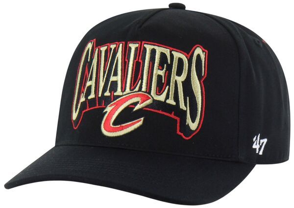 フォーティーセブン メンズ アクセサリー 帽子 47 Adult Cleveland Cavaliers Black Everytime Hitch Adjustable Hat NoColor ブラック
