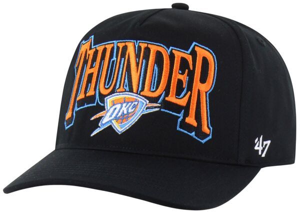 フォーティーセブン レディース アクセサリー 帽子 47 Adult Oklahoma City Thunder Black Everytime Hitch Adjustable Hat NoColor ブラック