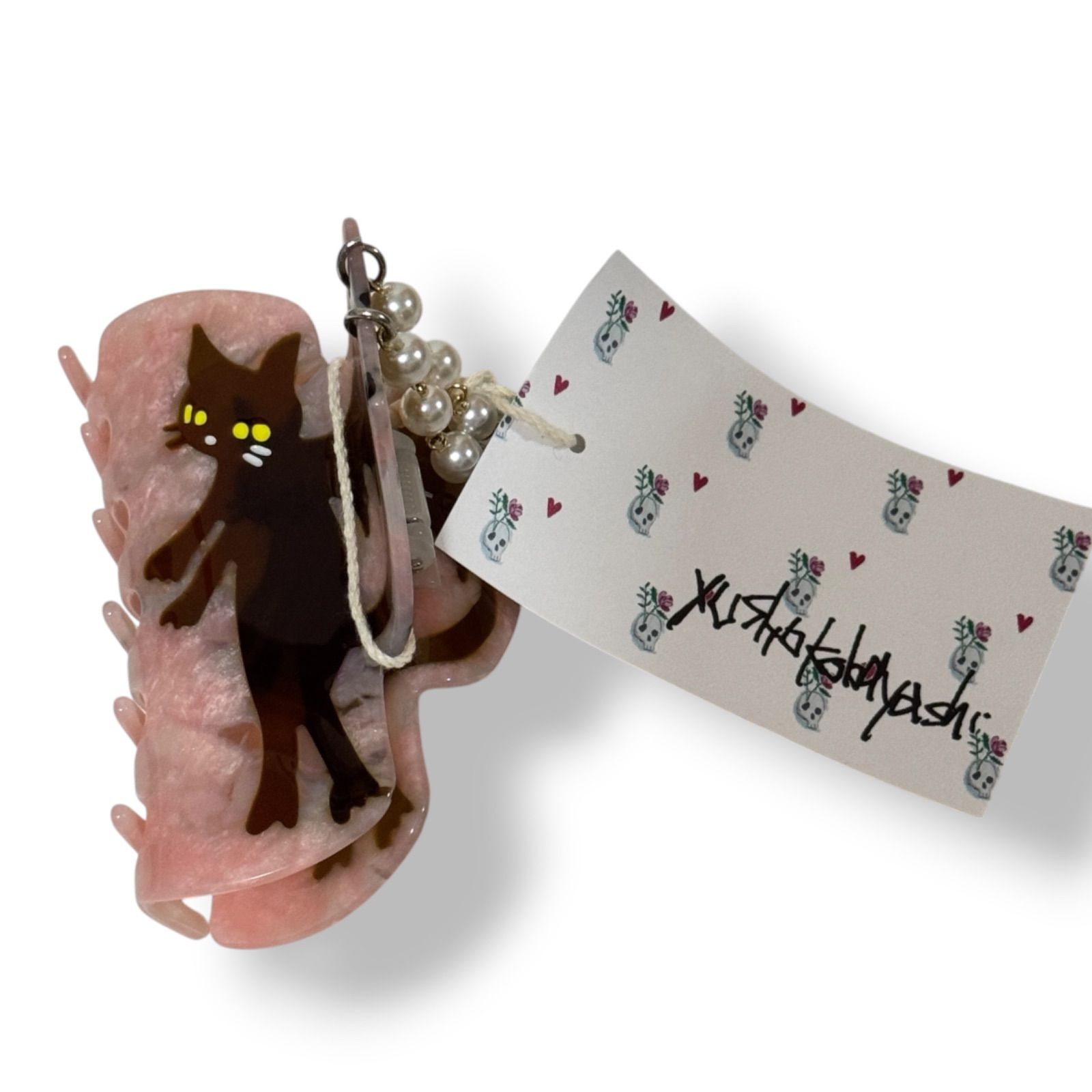 新品未使用 yushokobayashi Cat hair clip / Pink / キャットヘアークリップ ヘアアクセサリー 髪どめ 管理番号:384A-2200 新品未使用 yushokobayashi Cat hair clip / Pink / キャットヘアークリップ ヘアアクセサリー 髪どめ 管理番号:384A-2200