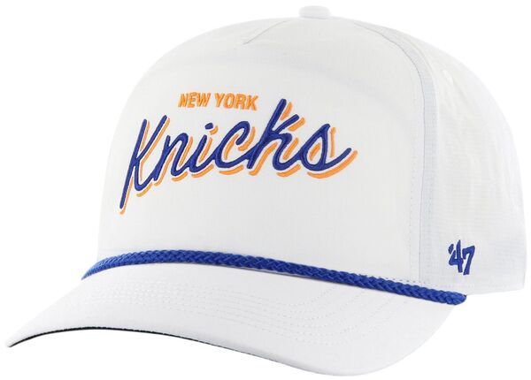 フォーティーセブン メンズ アクセサリー 帽子 リラックスフィット 47 Adult New Yorknicks White Wordmark Brrr Fairway Relaxed Fit Hitch Adjustable Hat NoColor ホワイト