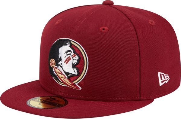 ニューエラ メンズ アクセサリー 帽子 New Era Mens Florida State Seminoles Garnet 59Fifty Fitted Hat NoColor