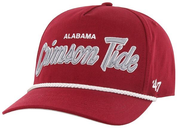 フォーティーセブン メンズ アクセサリー 帽子 47 Mens Alabama Crimson Tide Red Cross Town Hitch Adjustable Hat NoColor レッド