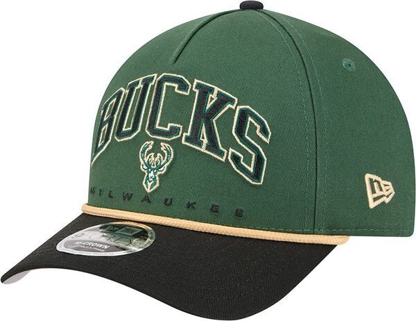 ニューエラ メンズ アクセサリー 帽子 New Eradult Milwaukee Bucks Green Arch Rope 9Forty MCrown AFrame Adjustable Hat NoColor グリーン