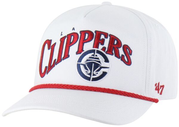 フォーティーセブン メンズ アクセサリー 帽子 グラフィック 47 Adult Los Angeles Clippers White Graphic Wave Hitch Adjustable Hat NoColor ホワイト