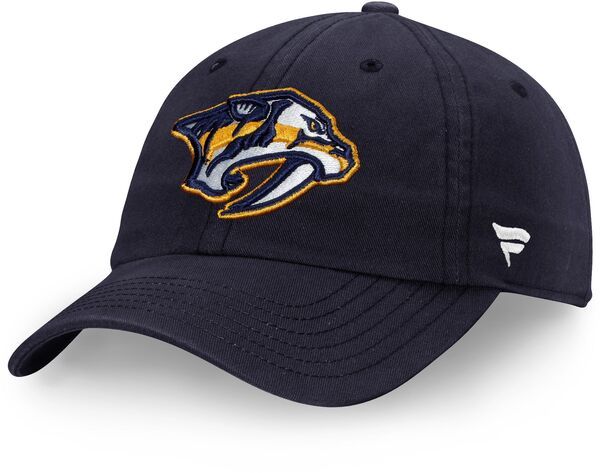 ファナティクス メンズ アクセサリー 帽子 ロゴ Fanatics NHL Adult Nashville Predators Primary Logo Navy Adjustable Hat NoColor ネイビー