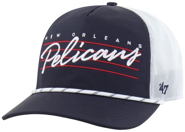 フォーティーセブン メンズ アクセサリー 帽子 ダウン 47 Adult New Orleans Pelicans Navy Brrr Downburst Hitch Adjustable Hat NoColor ネイビー