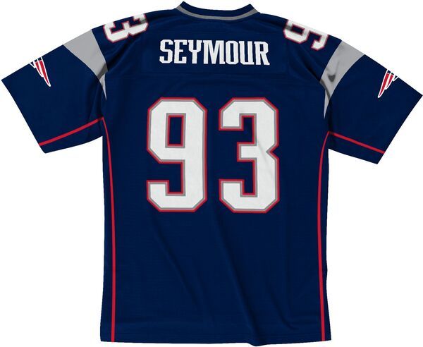 ミッチェルネス メンズ トップス シャツ ジャージー Mitchell Ness Mens New England Patriots Richard Seymour 93 2003 Red Throwback Jersey NoColor レッド