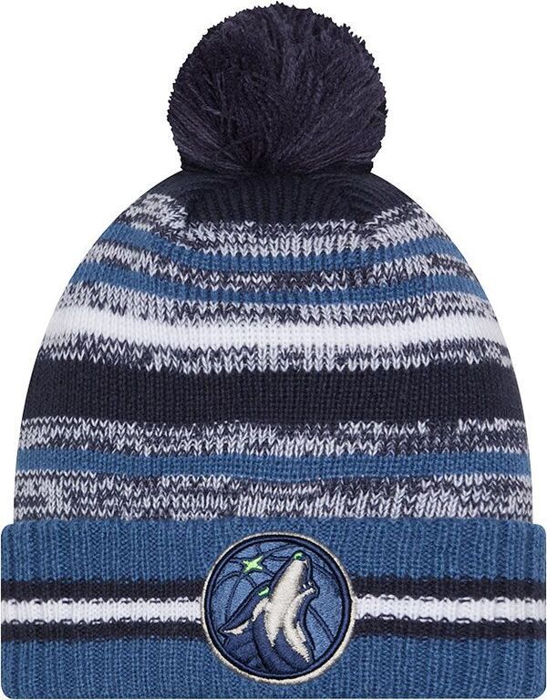 ニューエラ メンズ アクセサリー 帽子 ニット New Eradult Minnesota Timberwolves Blue Cheer Knit Hat NoColor ブルー
