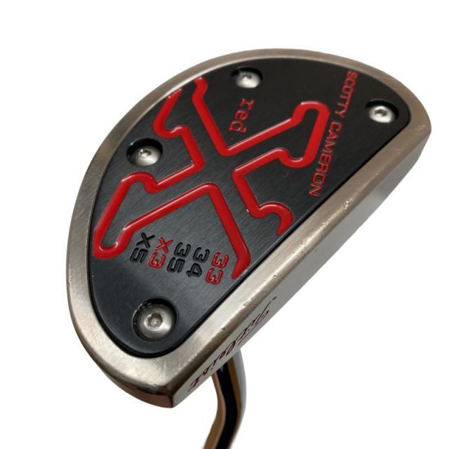 【中古】 タイトリスト SCOTTY CAMERON RED X3 35インチ パター PT スチール (フレックスその他) メンズ 男性用 右利き 右用 Cランク ゴルフクラブ