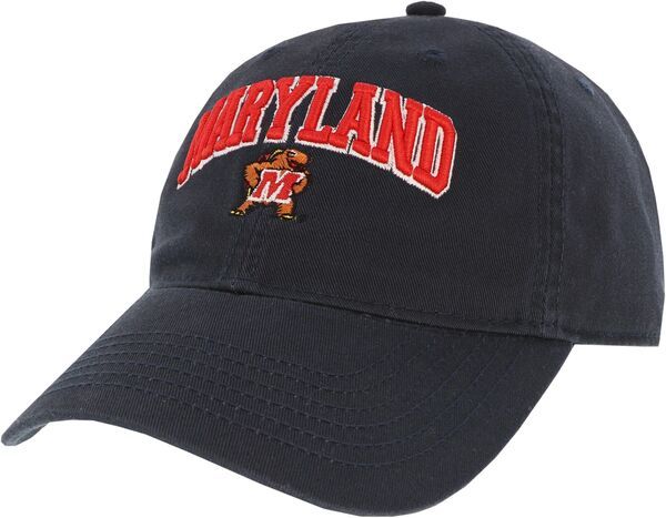 リーグレガシー メンズ アクセサリー 帽子 LeagueLegacy Mens Maryland Terrapins Relaxed Twill Adjustable Black Hat NoColor ブラック