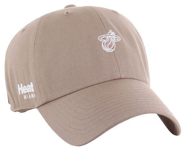 フォーティーセブン メンズ アクセサリー 帽子 ロゴ 47 Adult Miami Heat Brown Contemporary Basics Foundationalogo Clean Up Adjustable Hat NoColor ブラウン