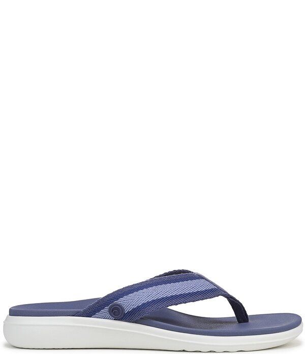 バイオニック レディース シューズ サンダル ナイロン Vionic Indigo Nylon Thong Sandals Marlin Blue Multi ブルー