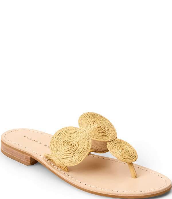 ジャックロジャース レディース シューズ サンダル Jack Rogers Margo Straw Flathong Sandals Natural 29,120円