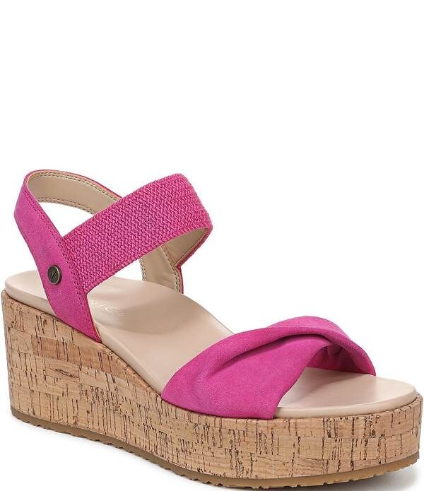 バイオニック レディース シューズ サンダル スエード Vionic Darla Suede Wedge Sandals Rose Violet バイオレット 29,770円