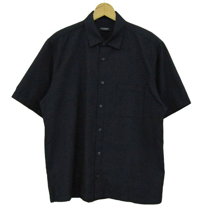 ブラックレーベル・クレストブリッジ 半袖シャツ ブランド トップス 黒 メンズ Lサイズ ブラック BLACK LABELCRESTBRIDGE 【中古】