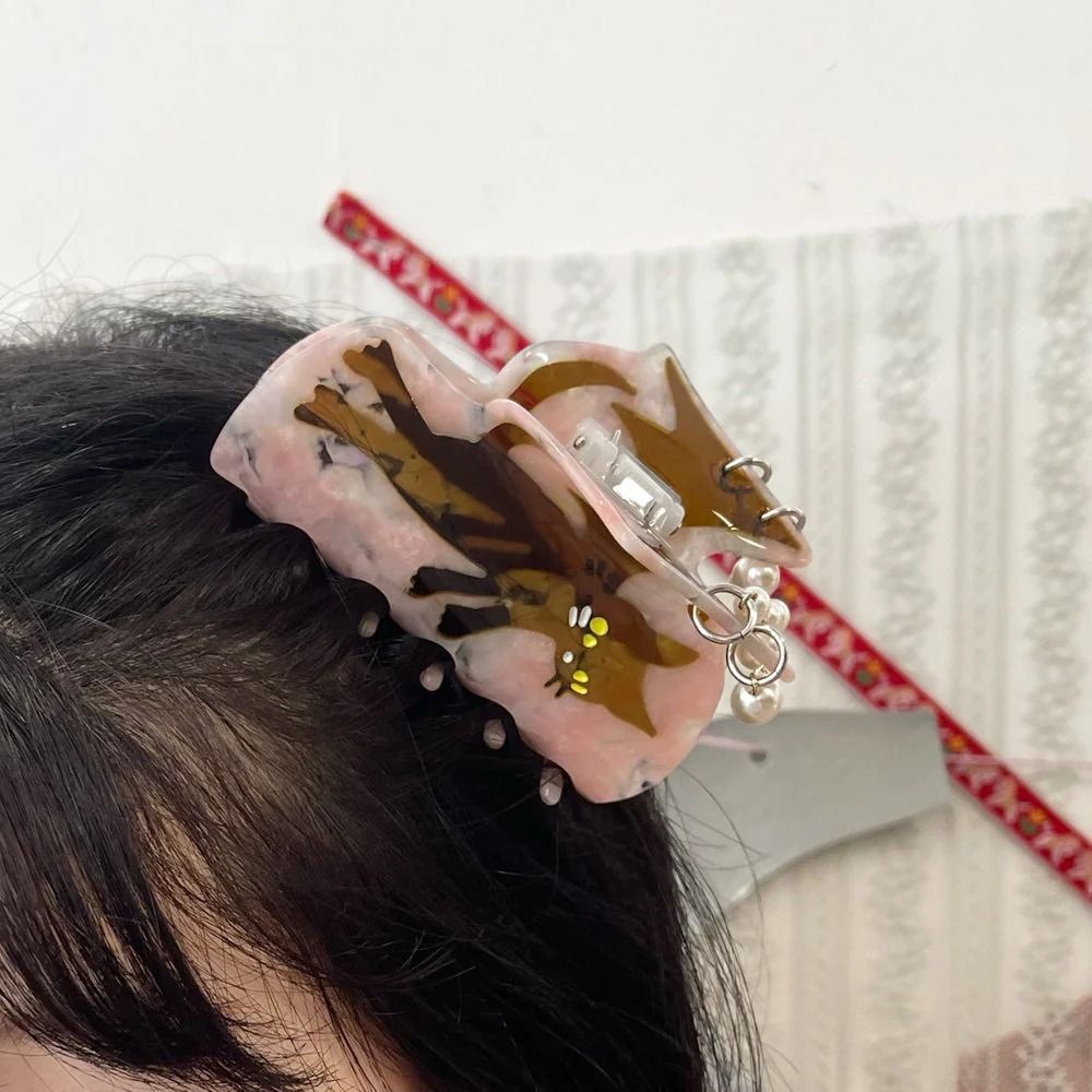 新品未使用 yushokobayashi Cat hair clip / Pink / キャットヘアークリップ ヘアアクセサリー 髪どめ 管理番号:384A-2200 新品未使用 yushokobayashi Cat hair clip / Pink / キャットヘアークリップ ヘアアクセサリー 髪どめ 管理番号:384A-2200