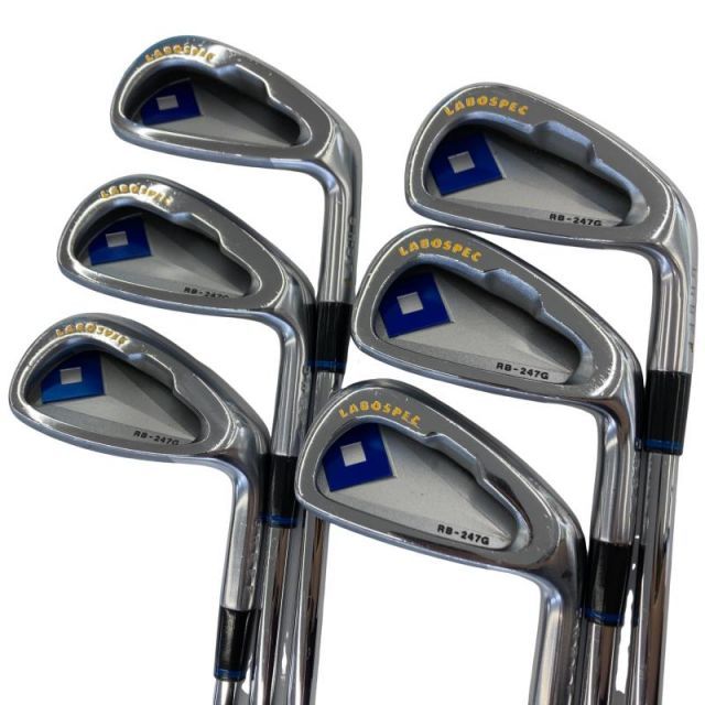 【中古】 ダイワ(グローブライド) ONOFF LABOSPEC RB-247G 6S アイアンセット IR 純正特注シャフト (フレックスS) メンズ 男性用 右利き 右用 Cランク ゴルフクラブ