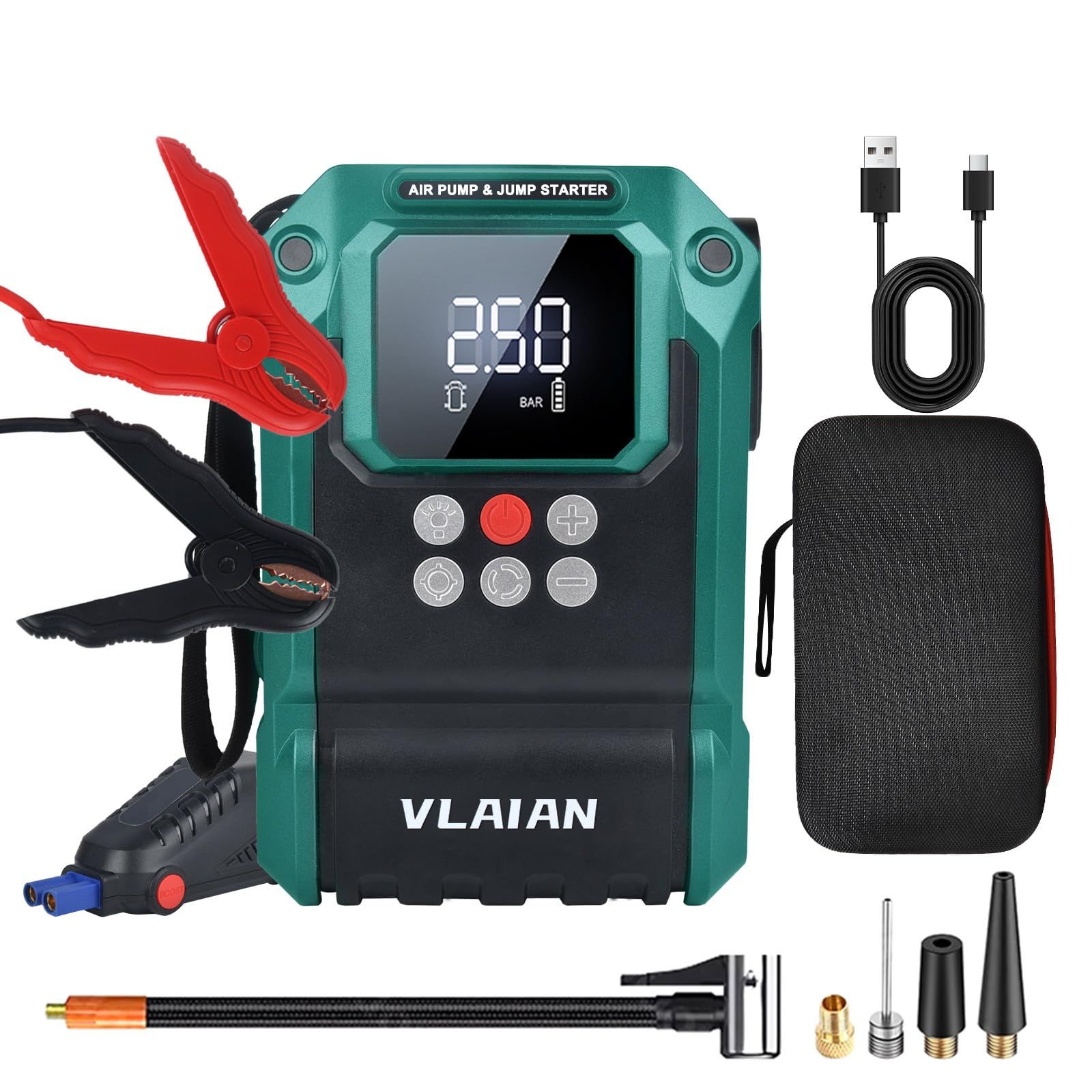 ☆新品☆TALLPOWER ジャンプスターター 電動空気入れ エンジンスターター 安全保護機能搭載 大容量16800mAh ピーク電流2000A,12V 内蔵式スーパーキャパ,最大10Lガソリン車と8Lディーゼル車に対応 電動エアポンプ 15 5e5ba6b9 ☆新品☆TALLPOWER ジャンプスターター 電動空気入れ エンジンスターター 安全保護機能搭載 大容量16800mAh ピーク電流2000A,12V 内蔵式スーパーキャパ,最大10Lガソリン車と8Lディーゼル車に対応 電動エアポンプ 15 5e5ba6b9