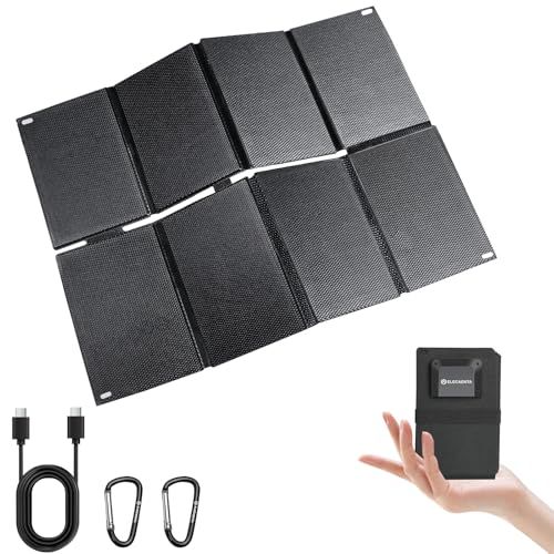 ☆新品☆【発電革命】ELECAENTA 25W ソーラーパネル 変換効率25.4% 次世代HPBCセル ポケットサイズ Type-C&USB-A出力対応 小型 IP68防水 折り畳み式 ソーラー充電器 太陽光パネル 防災グッズ 停電対策 アウ d3d48e02